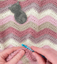 Pink Baby Blanket - Handmade Crochet - Newborn Girl Gift - Image 3