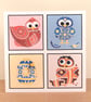 Blank Card with Patterned Ukrainian Eggs, Chicks and Chicken Q-PSQ - Image 3