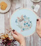 Floral Fox Embroidery Kit - Image 2