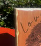 Love you. Bespoke wooden plaque  - Image 2