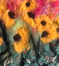 'Sunflower Radiance' Needlefelted Sunflowers Wool Art - Image 3