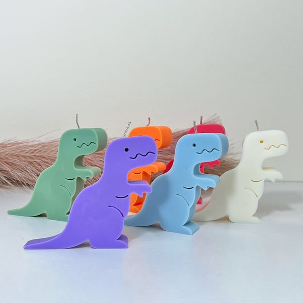 Dinosaur Trex Candle - Tyrannosaurus Candles for Dinosaur Lovers Jurassic Gifts