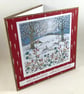 Christmas card - Countryside winter hares - Image 5