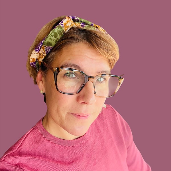 Magical Hair Band - Wax Fabric