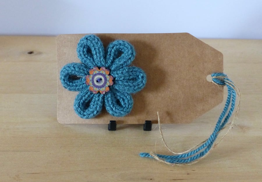 French Knitted Brooch
