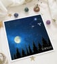 Personal Astrological Art - On A Moonlit Night