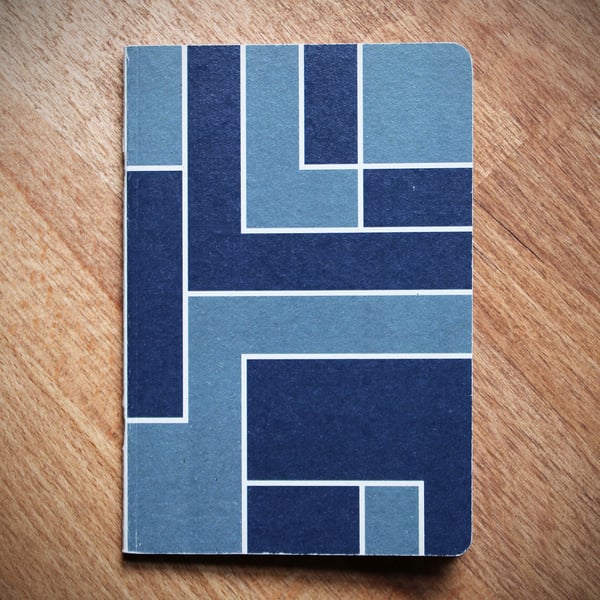 ARC03.1 A6 pocket notebook with graphic pattern cover