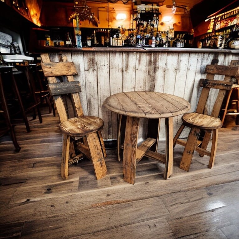 Barrel Leg Chairs With Backrests THE ROSIC