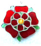 Lancashire Rose Suncatcher Stained Glass  - Image 3