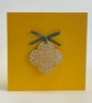 'You're awesome' card with detachable decoration