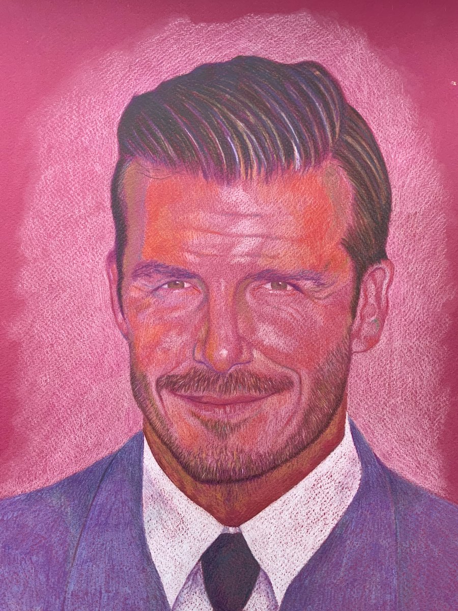 A portrait of David Beckham