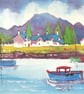 Plockton, Scottish Highlands, Original Watercolour in 14 x 11'' Mount - Image 2
