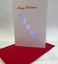 Valentine's Day cards Heart cards with red envelope handmade A6 - Image 1