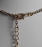 Upcycled Orange Vintage Buckle Necklace - Image 8