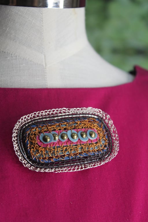 Banner Brooch - sustainable jewellery  
