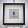 Spiderman mini Figure framed picture 