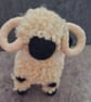 needle felted valais blacknose sheep