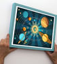 Personal Astrological Art - The Deluxe Art Deco Astrology Chart