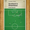 Football Book Cover Poster - Scotland - Archie Gemmill goal v Holland 1978 - A3