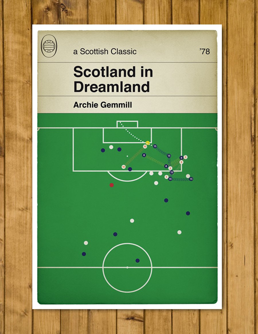 Archie Gemmill Goal - Scotland v Holland - World Cup 1978 - Various Sizes