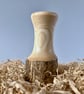 Small, wooden bud vase with live edge – for dried flowers. - Image 5