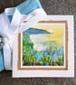 Harebells On The Cliffs. Handpainted Blank Greetings Card. Scottish Flowers - Image 6