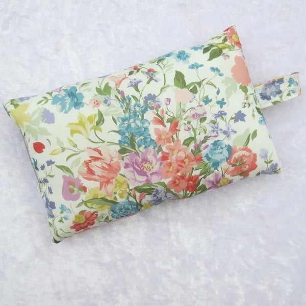 Mouse wrist rest, wrist support, made from Liberty Tana Lawn