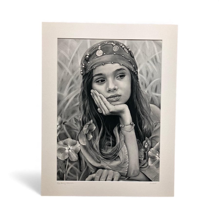 Among Hellebores Limited Edition Gicl e Print With Mount.