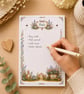 Bunny Meadow Rabbit Notepad - Floral Notes Pad - Shopping List Pad - Image 3