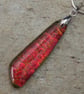 Dichroic Glass Pendant in Orange - 1221 - Image 5