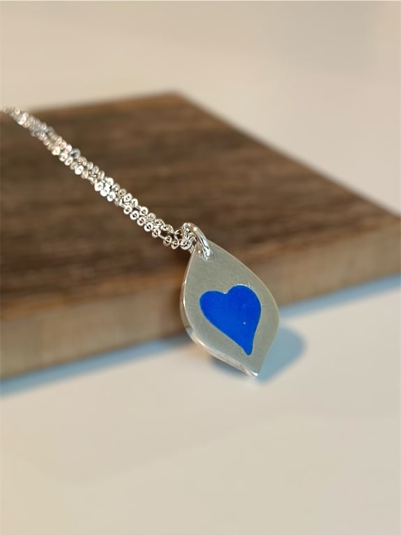 Lavender Heart Pendant