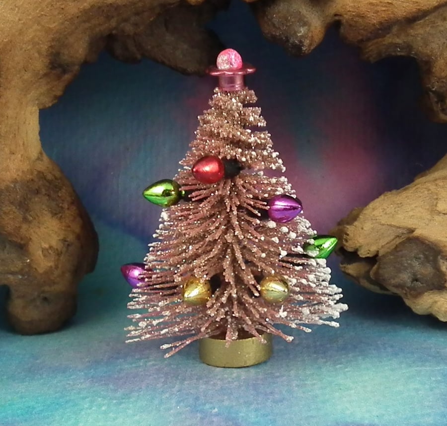 Sale Decorated Christmas Tree by Ann Galvin Gnome Village