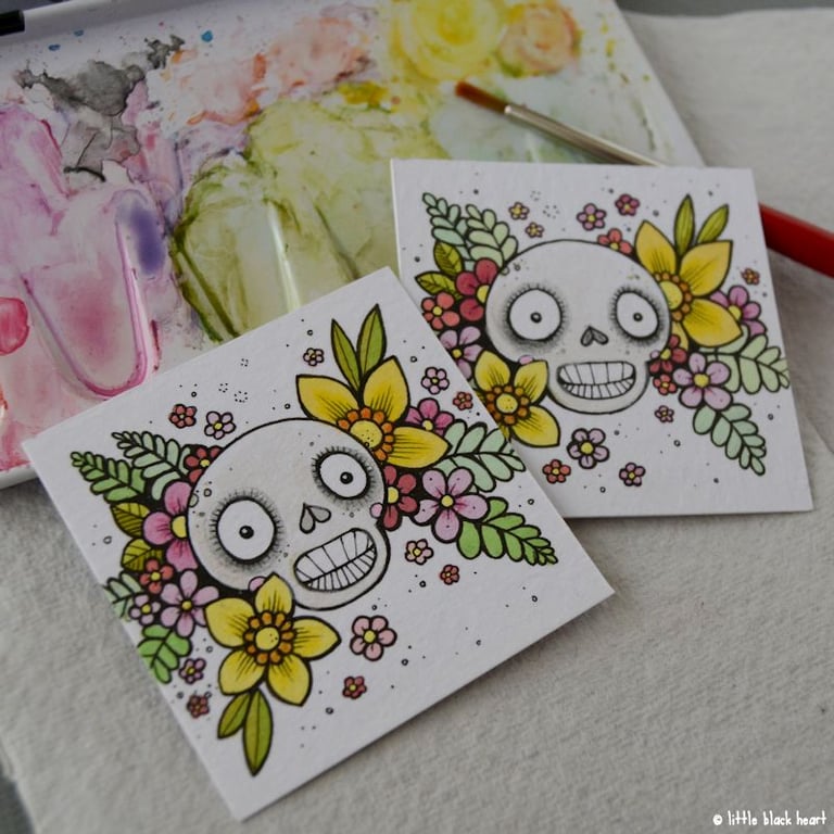 spring skull - original twinchie