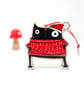 Black Cat Christmas decoration - Image 1