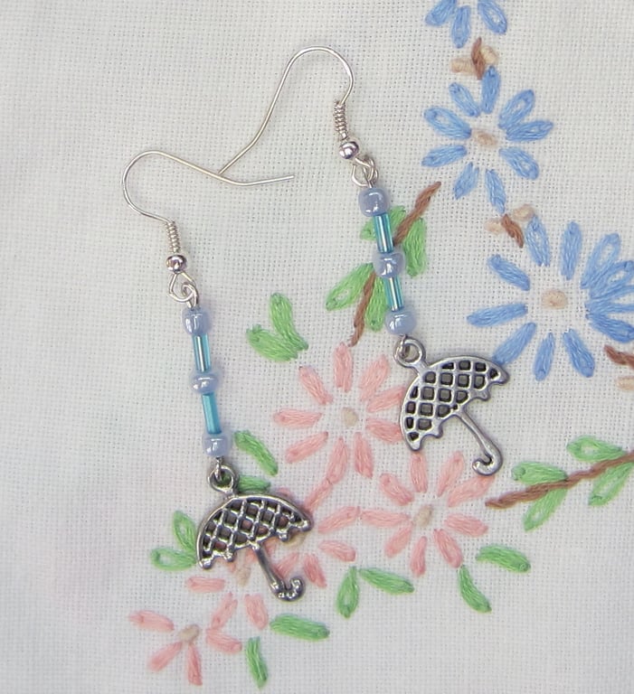 SALE Umbrella Earrings % to Ukraine