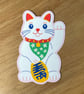 Lucky Cat Vinyl Sticker - Image 2