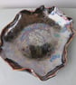 Wavy Crystalline Treacle Handmade Ceramic Bowl