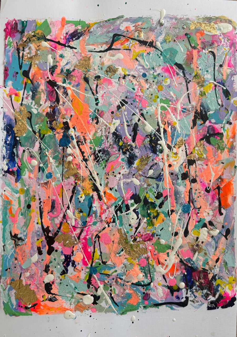 "Ibiza Vibes" Original Abstract Painting