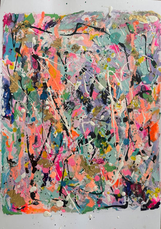 "Ibiza Vibes" Original Abstract Painting