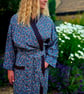 Handmade Liberty Fabric Dressing Gown – Authentic Tana Lawn Luxury Robe 