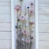  Muted meadow fused glass picture- glass art