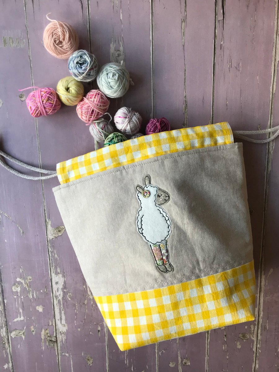 Lettuce Lamb project bag