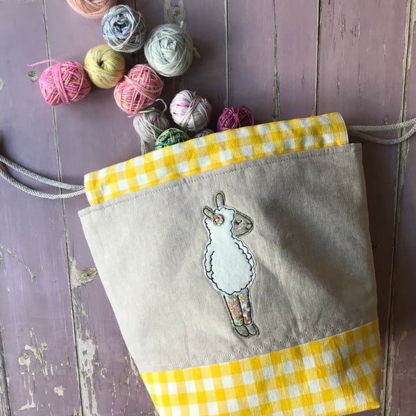 Lettuce Lamb project bag
