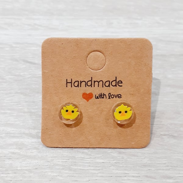 Tiny Chick Stud Earrings