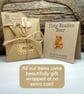 Daffodil Bear Pin, Handmade Tiny Teddy Bear Brooch, March Birth Flower Badge - Image 5