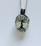 Scottish sea glass Necklace - Tree of Life Pendant - Made in Scotland - Unique - Image 4