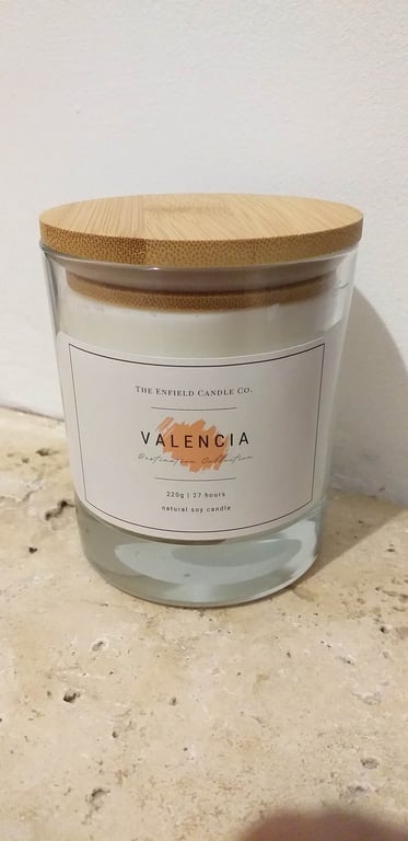 Valencia - Orange, Tomato Vine & Tobacco - Soy Wax Jar Candle
