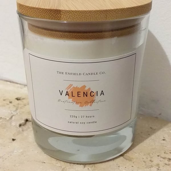 Valencia - Orange, Tomato Vine & Tobacco - Soy Wax Jar Candle
