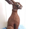 Mr Brown Hare Doorstop 