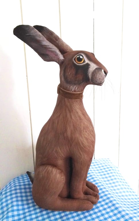 Mr Brown Hare Doorstop 